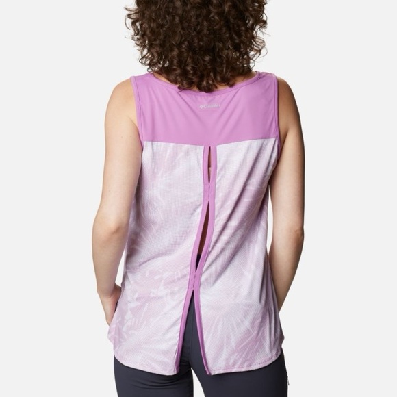 Columbia Women's Chill River Technical Tank Activewear Outdoor Hiking Top Cutout - Picture 2 of 7